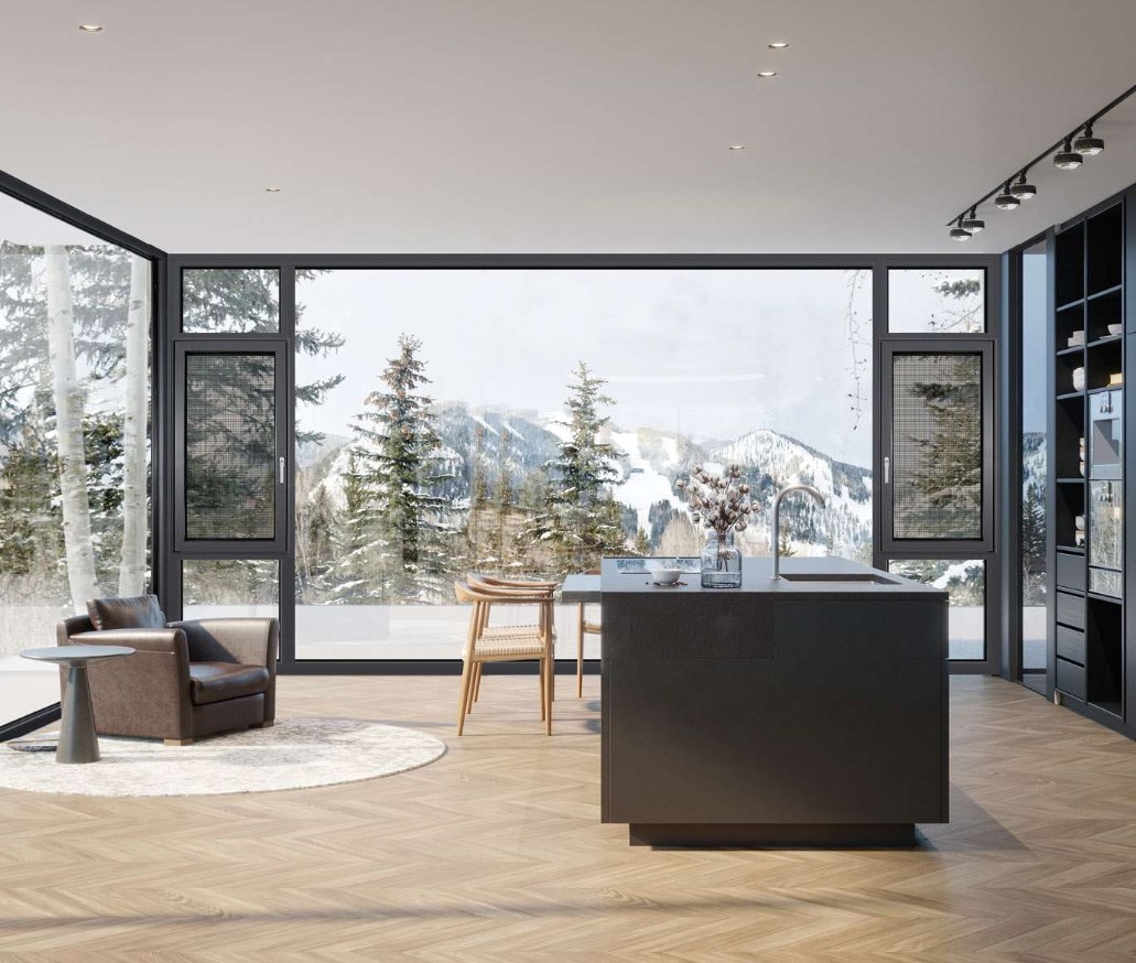 A108 Screen Integrated Casement Window