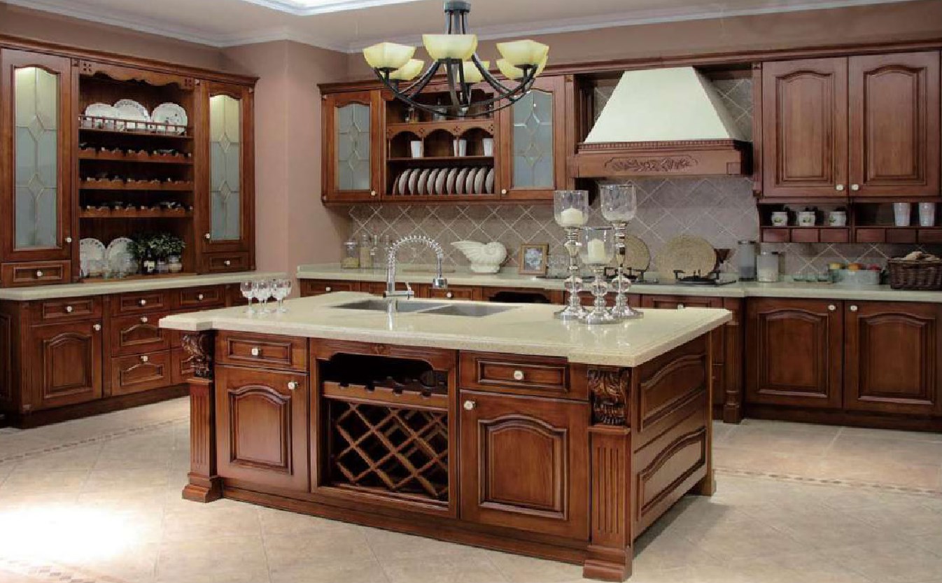 Solid Wood Kitchen Cabinets