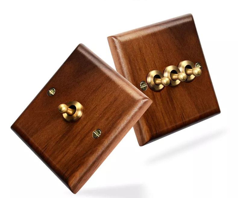 Solid Wood Switches & Sockets